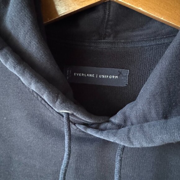 Everlane Heavyweight French Terry Hoodie Black XS/S Mens Medium Womens Unisex - Picture 5 of 12